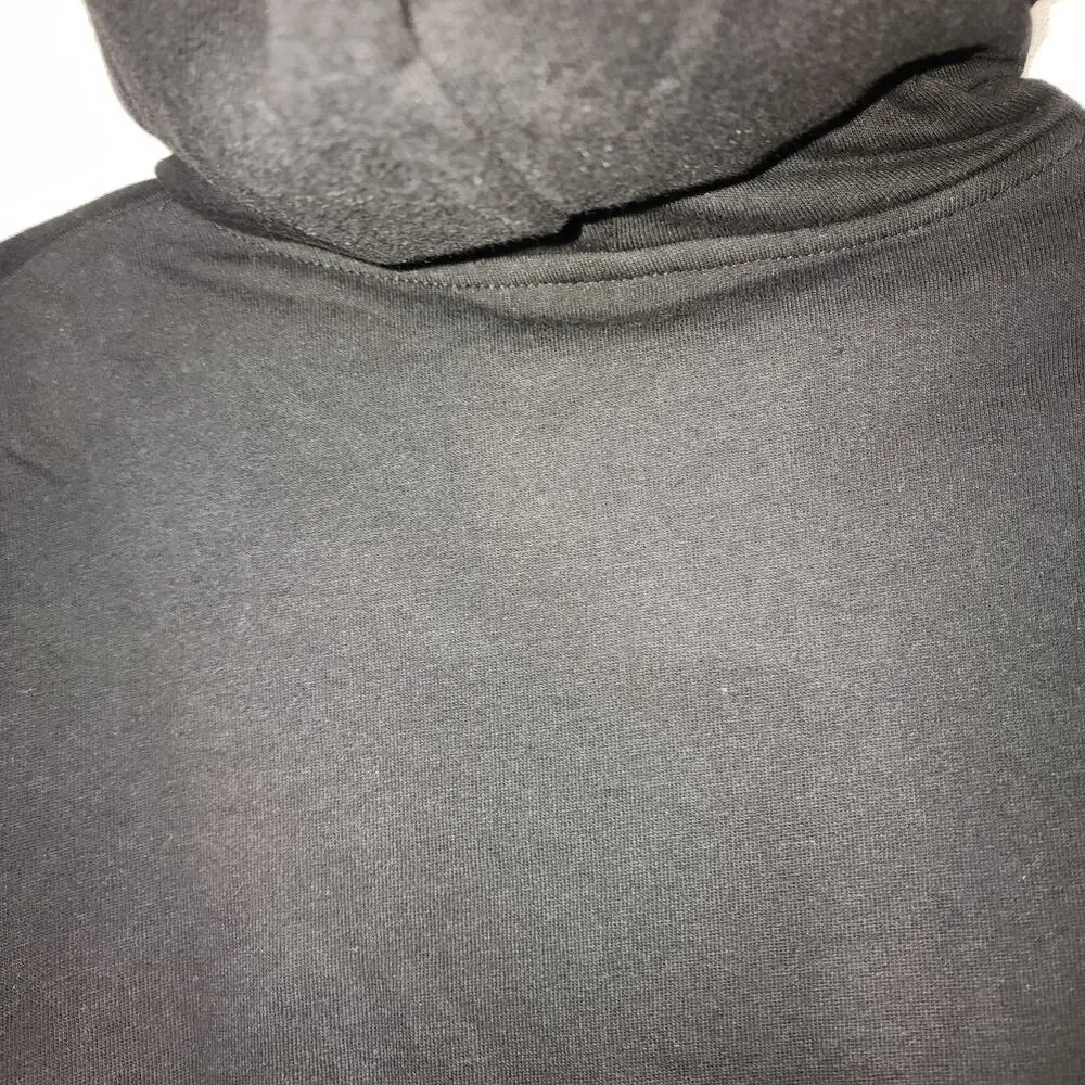 Mickey mouse tropical hoodie men's large black